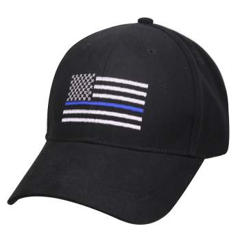 THIN BLUE LINE EMBROIDERED BALLCAP