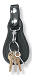 Key Strap With Flap-PLAIN LEATHER/ CLARINO