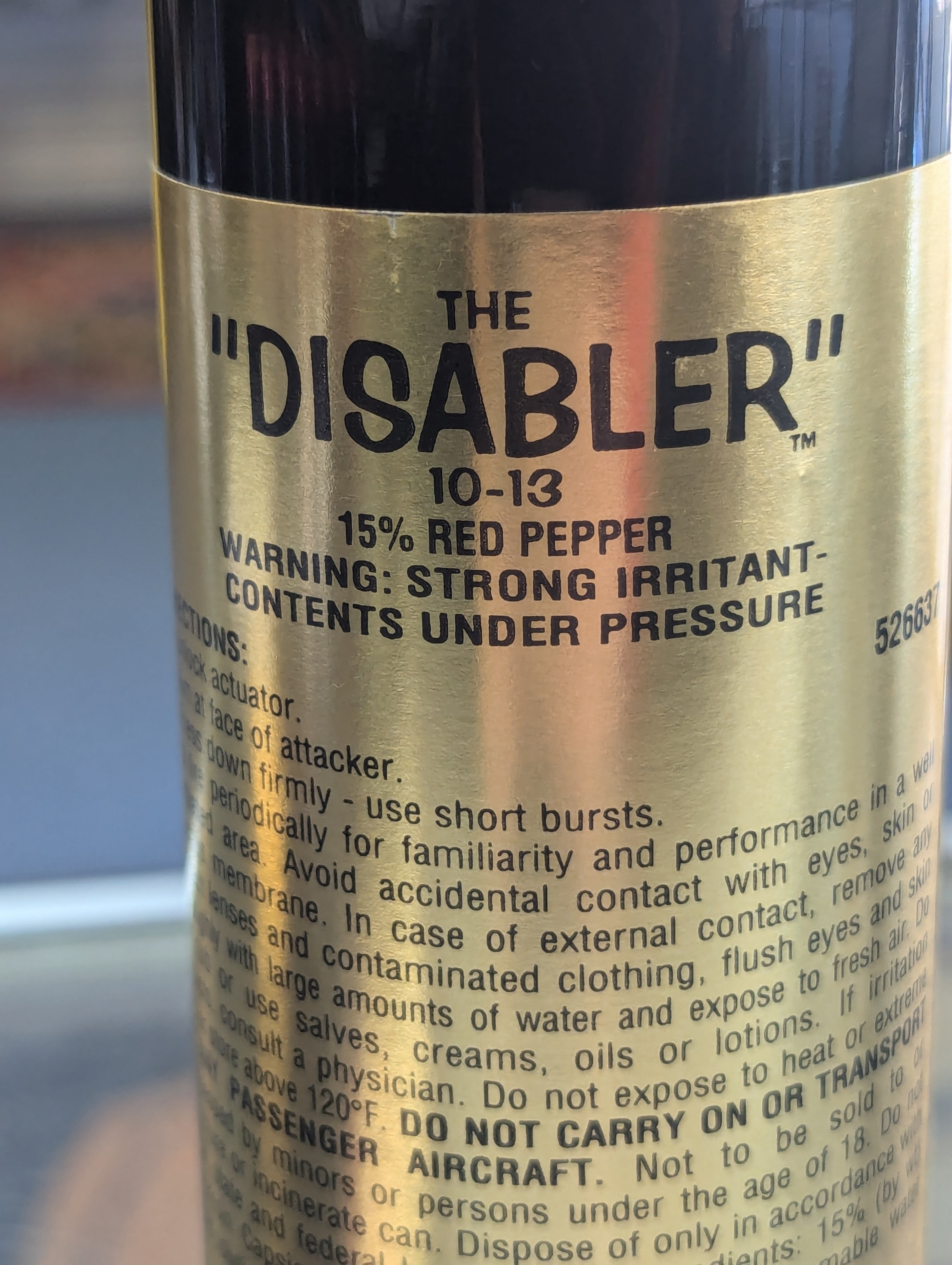 THE DISABLER 9OZ