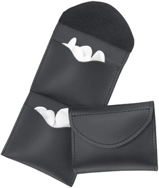 DOUBLE GLOVE POUCH-PLAIN LEATHER